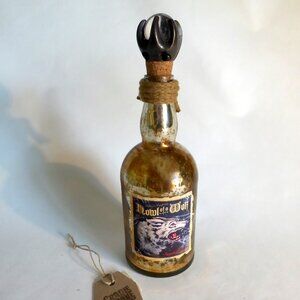 NEW 9” APOTHECARY HOWL OF A WOLF HALLOWEEN GLASS BOTTLE PROP ODDITY HARRY POTTER